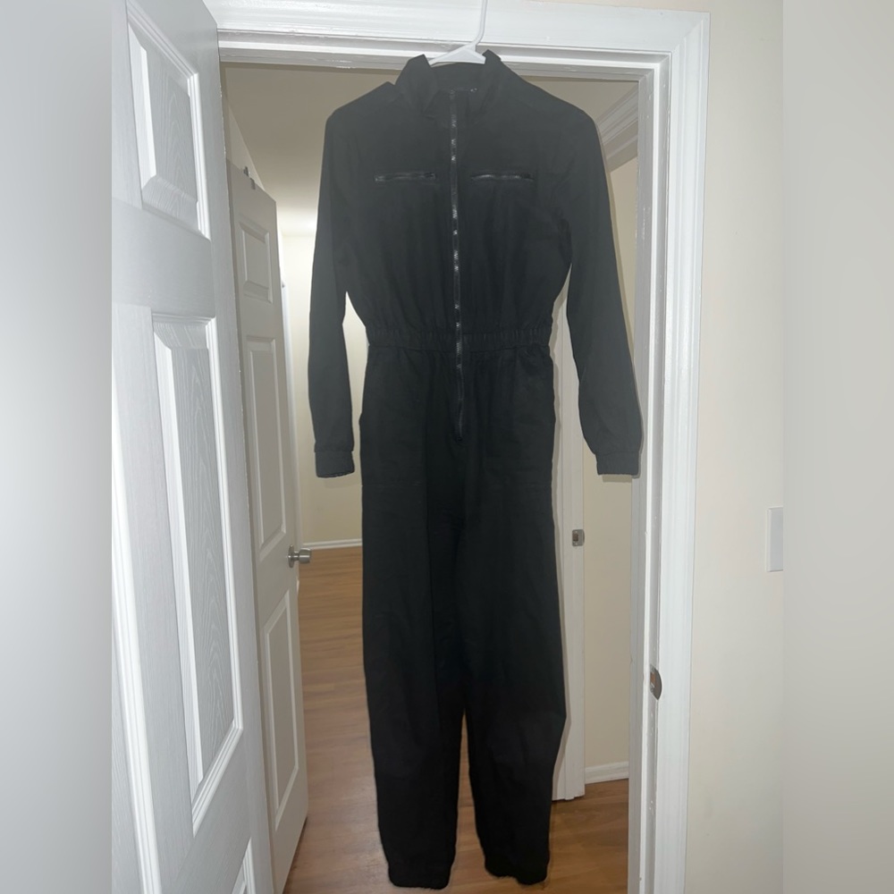 Black Full Length Jumpsuit